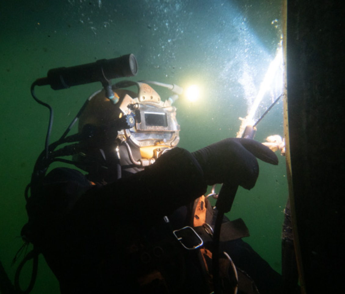 Unterwasser schweißen